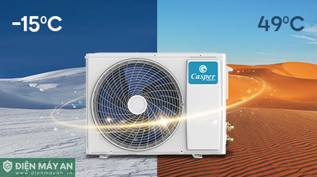 Điều hòa âm trần nối ống gió Casper Inverter 18000 BTU 1 chiều DC-18IS35
